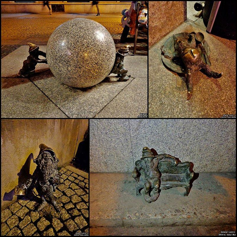 Krasnale nocą