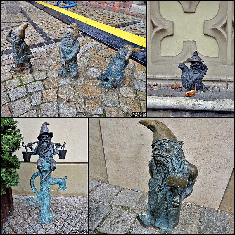 Krasnale i krasnale, wszędzie mniejsi mieszkańcy miasta niż ja :D