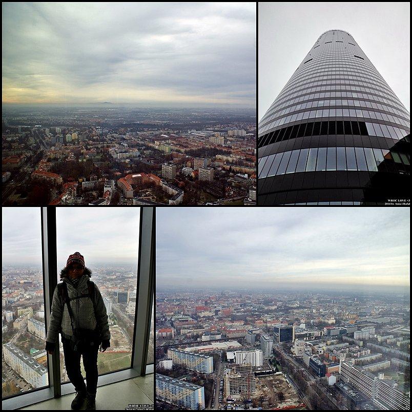 Sky Tower i taras widokowy. Na 100 metrach. Najwyższy w Polsce taki punkt :D