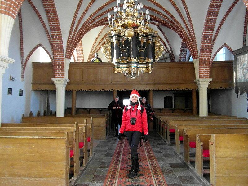 Wnętrze kościoła w Tuji