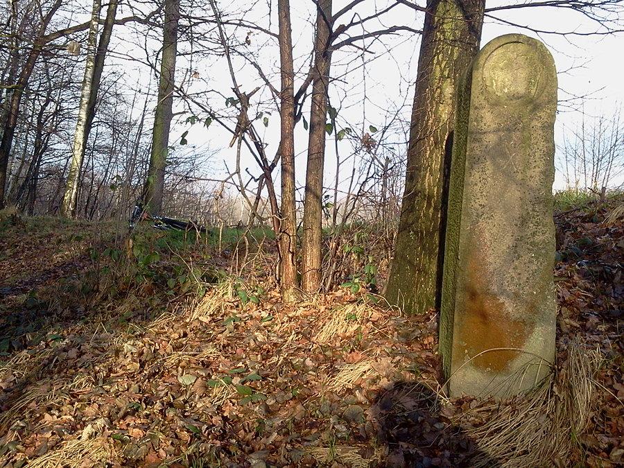 Jeden ze słupów granicznych
