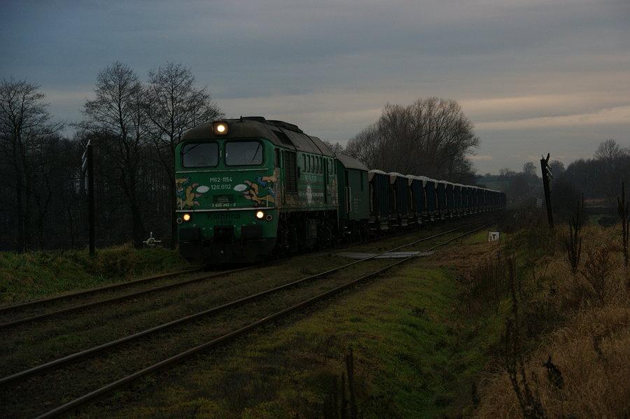 M62-1154 wjeżdża do Twardawy