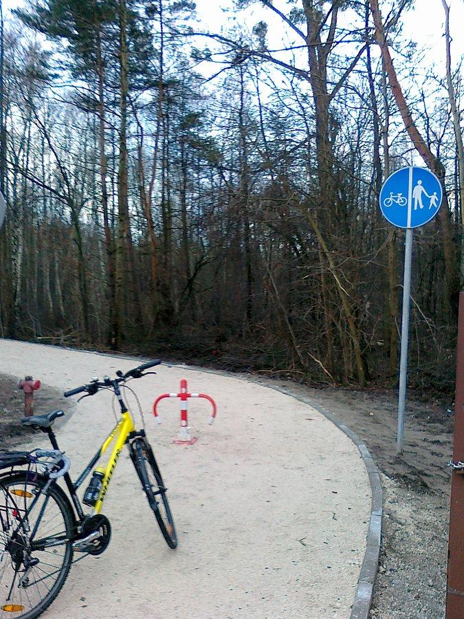 Nowa trasa spacerowo-rowerowa w Klaudynie