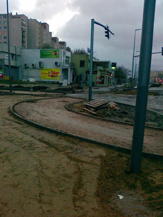 Zarys ddr przy Powstańców Śląskich
