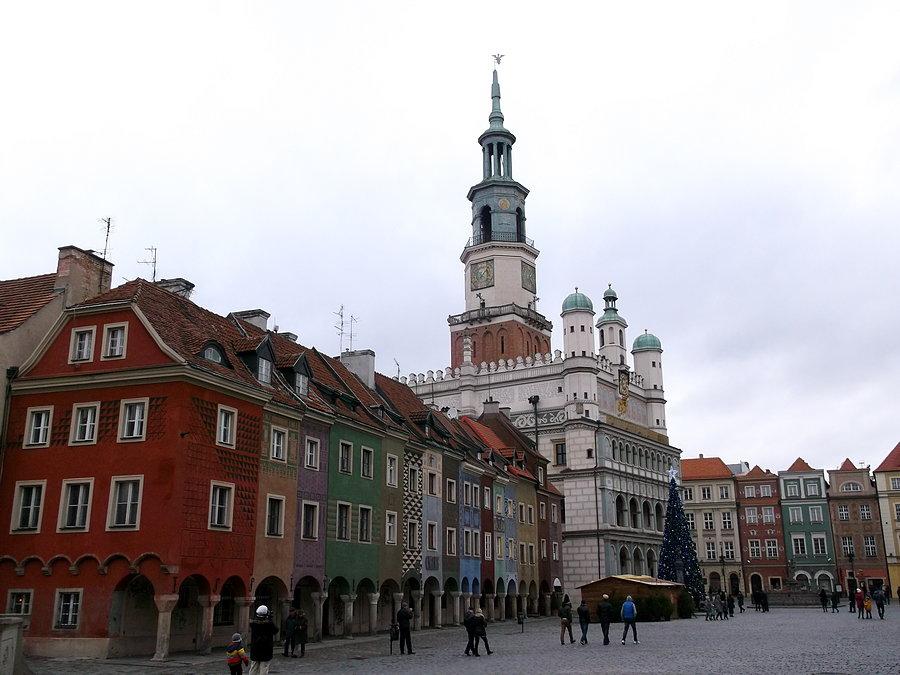 Końcówka grudnia 2014 na poznańskim Starym Rynku