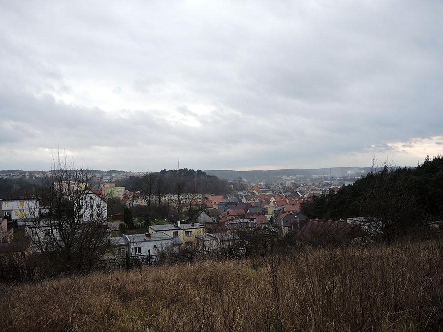 Czarnków i Góra Krzyżowa - widok z ul. Widokowej