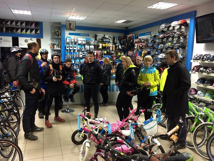 Zakończenie rajdu w sklepe FogtBikes