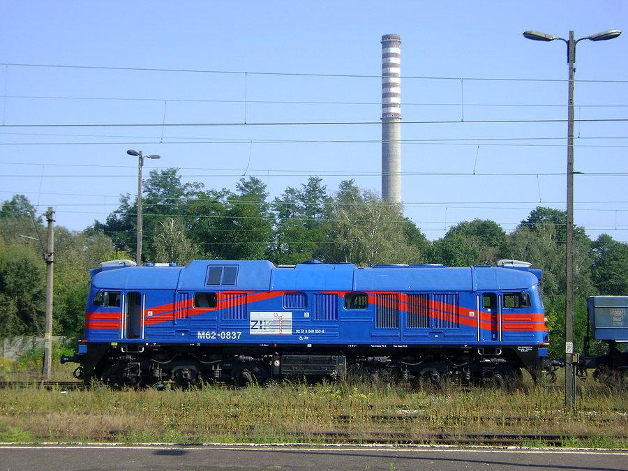 M62-0837 ZIK-u Sandomierz na stacji Tomaszów Mazowiecki