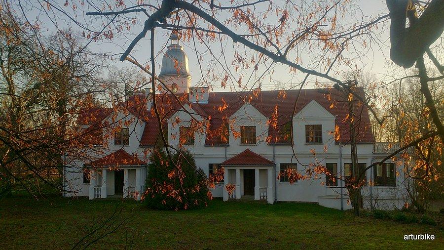 Pałac i folwark we wsi Rybaki