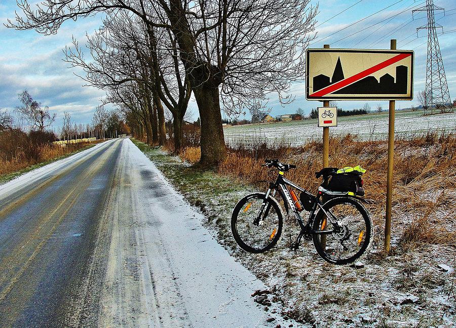 Zimowa wycieczka nad morze - Jantar. Na trasie