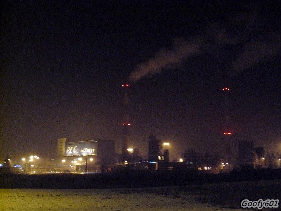 PEC Gliwice w mroźnej scenerii