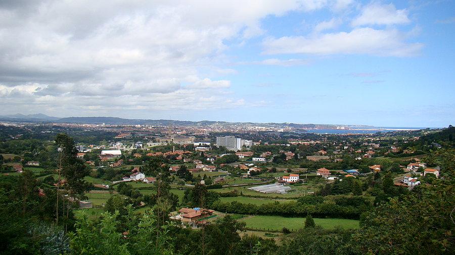 Pierwszy widok w stronę Gijon