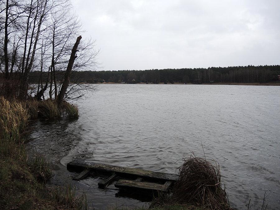 Widok na Jezioro Białe / niedaleko kapliczki