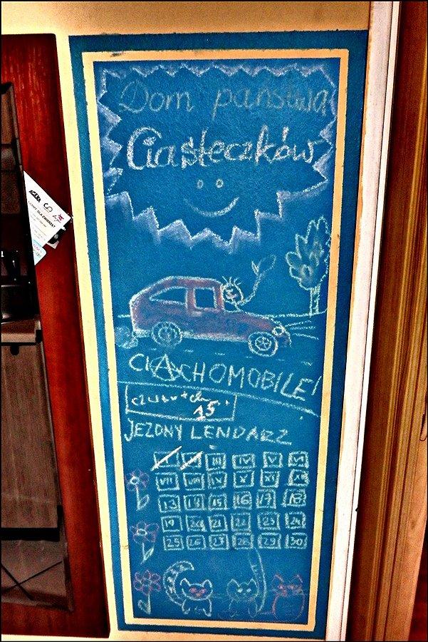 Ciasteczkowa tablica: minus dwie godziny! ;)