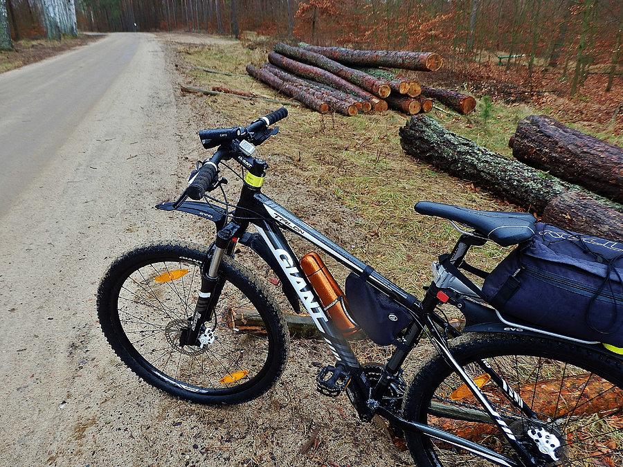 Na trasie wycieczki. Pogorszenie pogody - deszcz