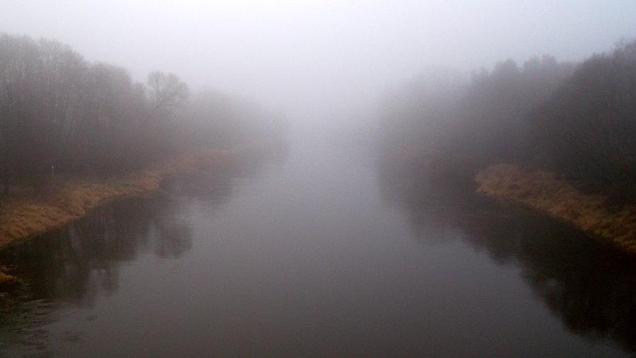 Klimatycznie zamglona Warta