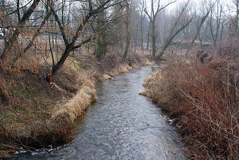 Mostem na Spalskiej nad rzeką Czarną