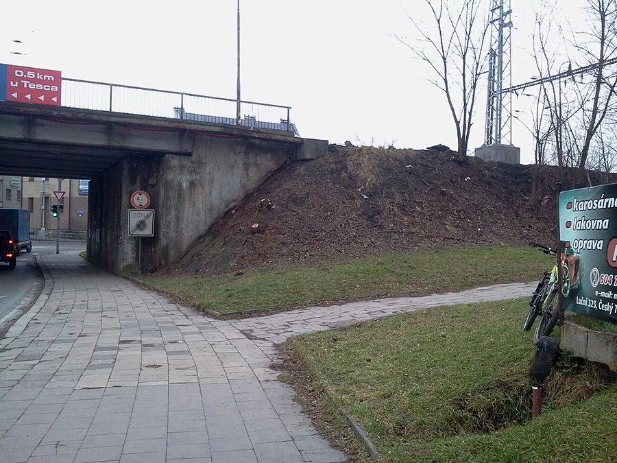 Czeski Cieszyn, słupek graniczny