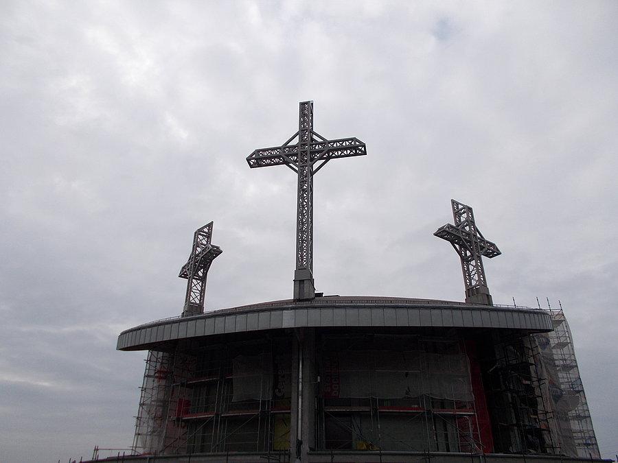 Kościelny las krzyży