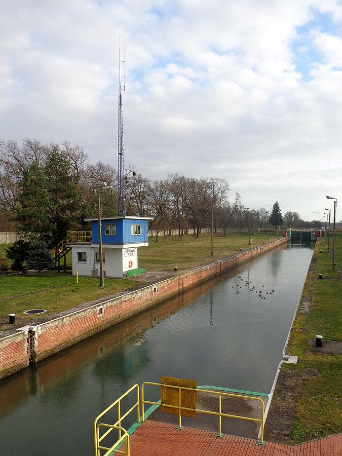 Śluza na Odrze