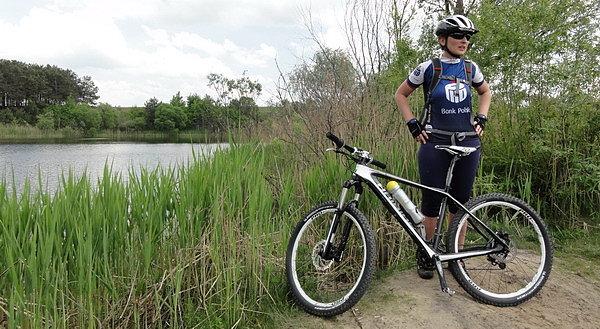 Korzystając z okazji wolnego czasu pokazałem Ani i Krzyśkowi z "Rowerowego Lublina" zalew po żwirowni