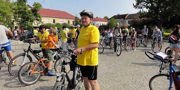 Początek III Bialskiej Majówki Rowerowej miał miejsce na Placu Wolności w Białej Podlaskiej