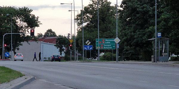 Ulica Zamkowa. Biała Podlaska