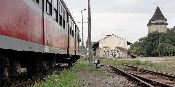 Osobowy na bocznicy