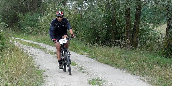 Tuż przed metą. II Maraton Rowerowy MTB Stykiem Granic
