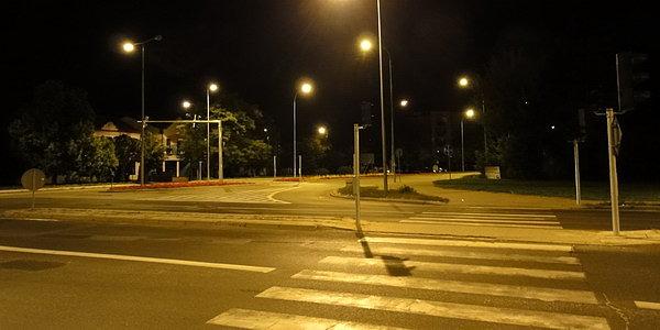 Skrzyżowanie ulicy Zamkowej z ulicą Artyleryjską