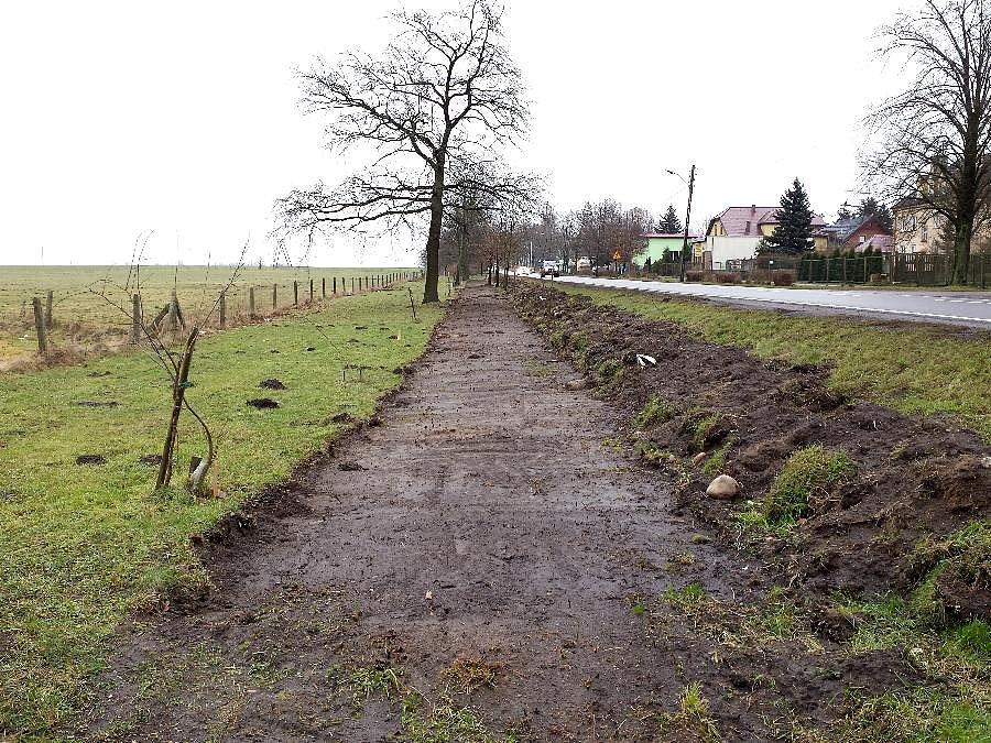 Budowa drogi rowerowej na Gdyńskiej
