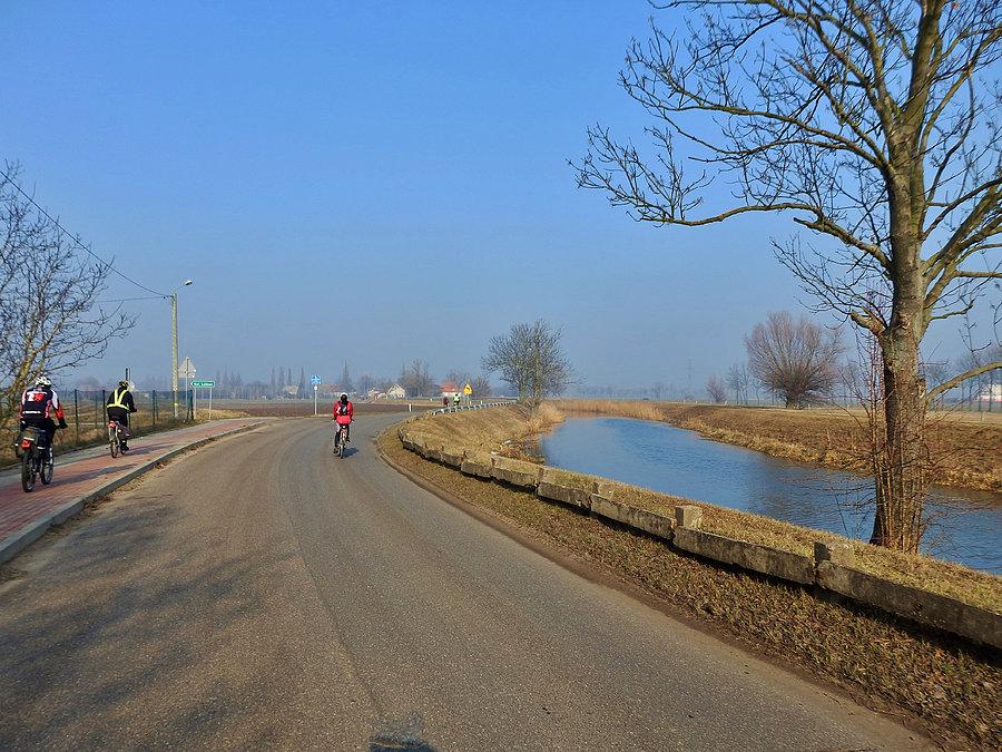 Rezerwat przyrody - Mewia Łacha. Na trasie
