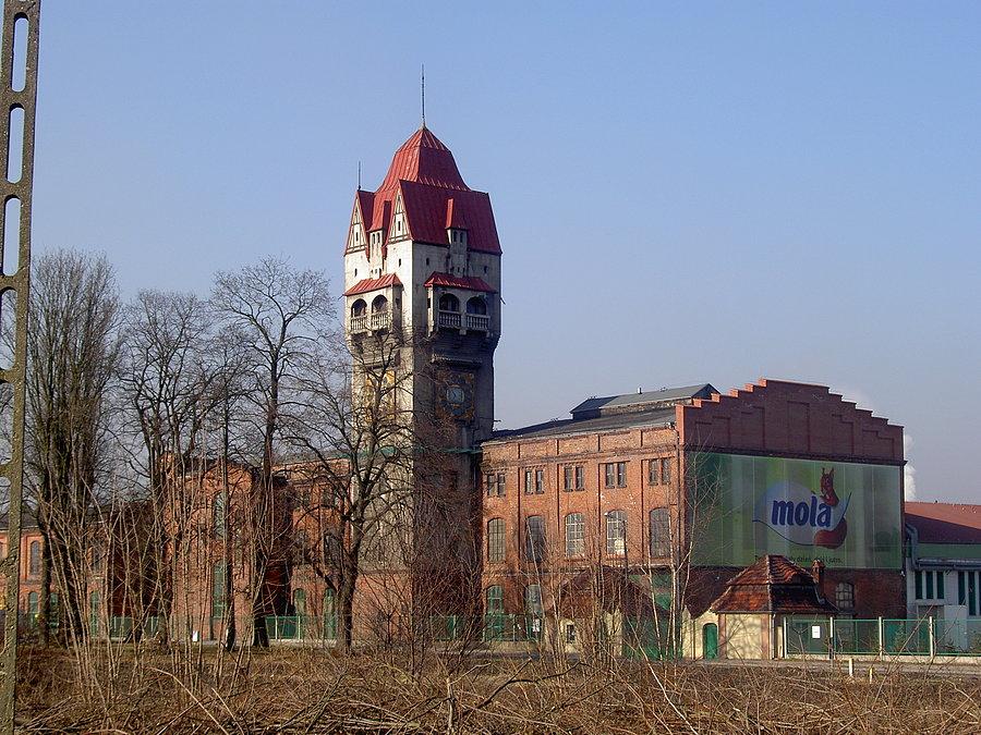 Stary budynek Krapkowickiej papierni, obecnie mieści się tam firma Metsä