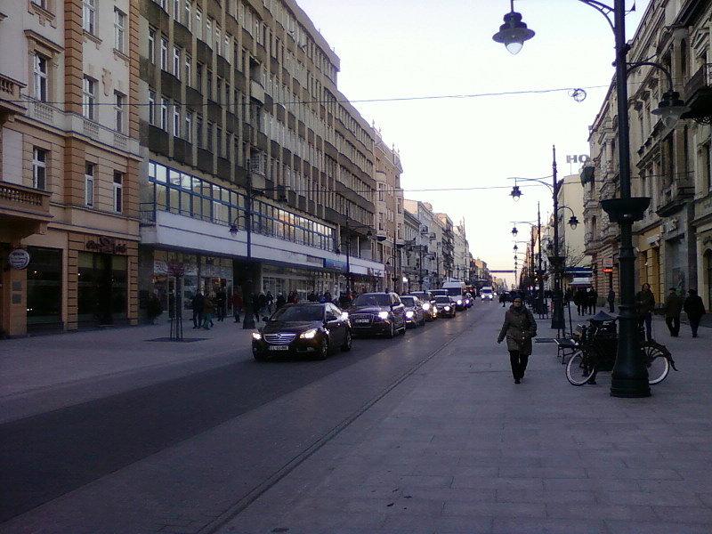Kolumna prezydencka na Piotrkowskiej