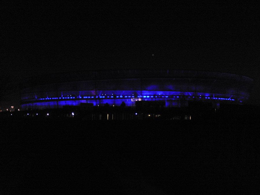Ciemno na stadionie