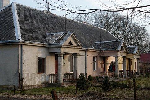 Zabudowania wsi Bogusławice