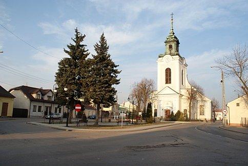 Pl. Jagiełły w Wolborzu z drugiej strony