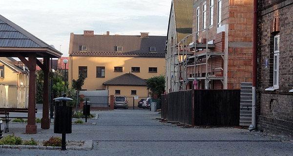 Prace budowlane przy ulicy Łaziennej w Białej Podlaskiej