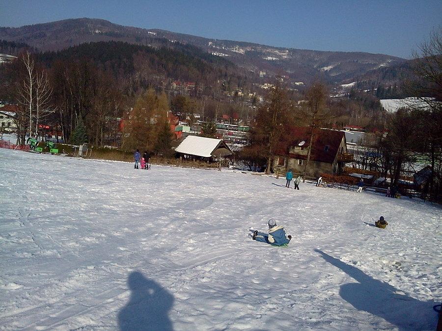 Zabawa na śniegu