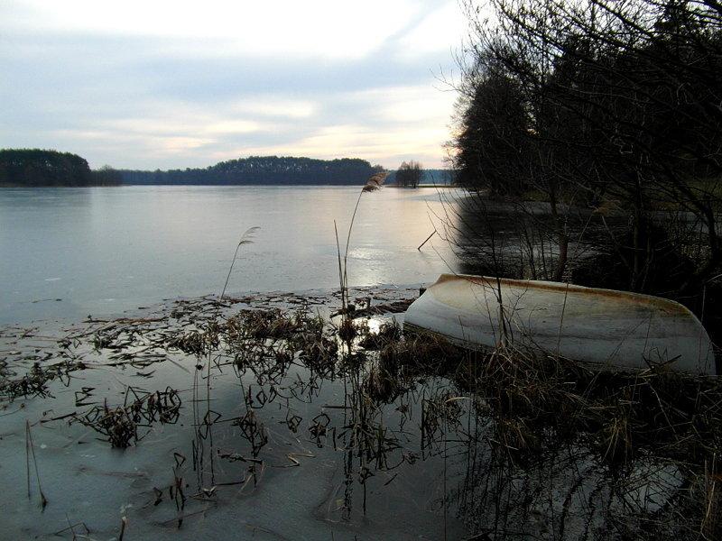 Zimowe jezioro - Ocypel