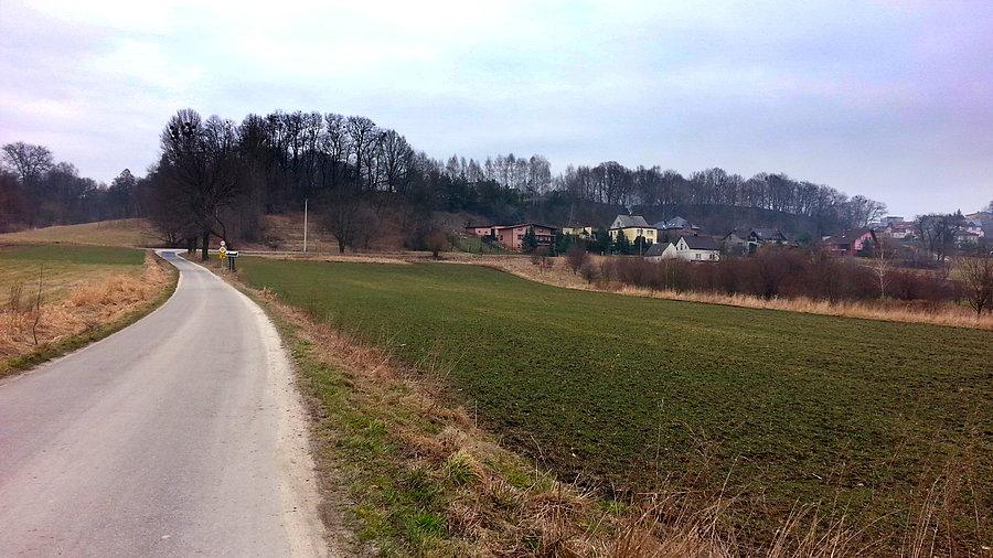 Teraz podjazd do miejscowości Rogów