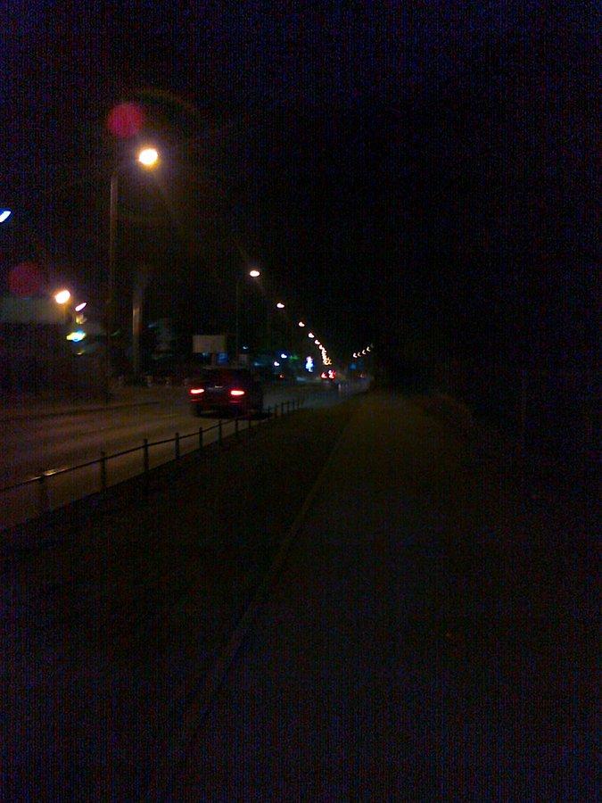 Kocjana nocą