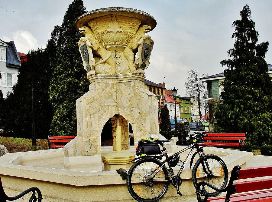 Kociewskie trasy rowerowe. Postój i jedzonko - rynek w Skarszewach