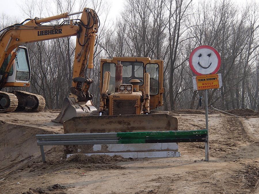 Modernizacja wałów niedaleko Czerska