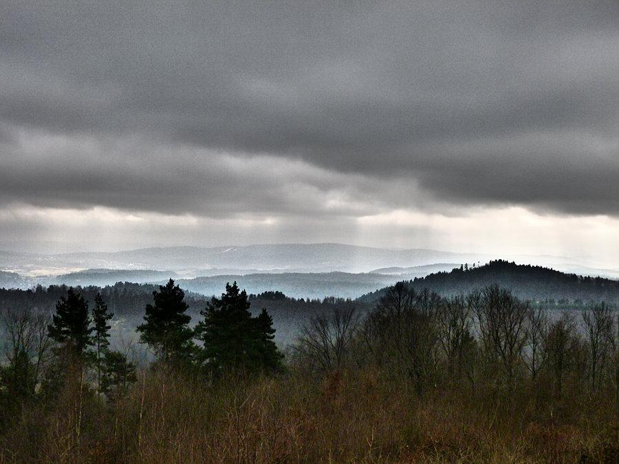 Przeł. Przysłup, Góry Słonne- Bieszczady się schowały