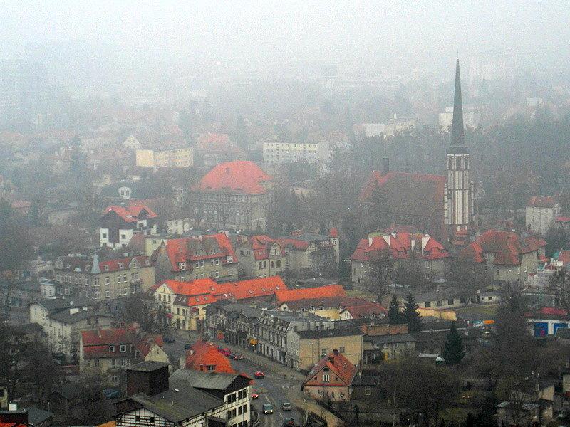 Widok ze Wzgórza Pachołek