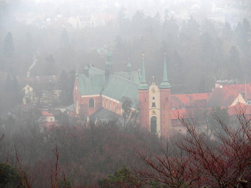 Widok ze Wzgórza Pachołek