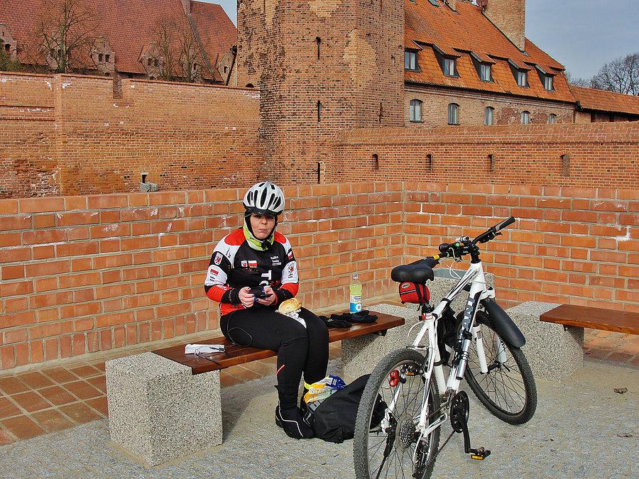 Na trasie wycieczki. Malbork. posiłek