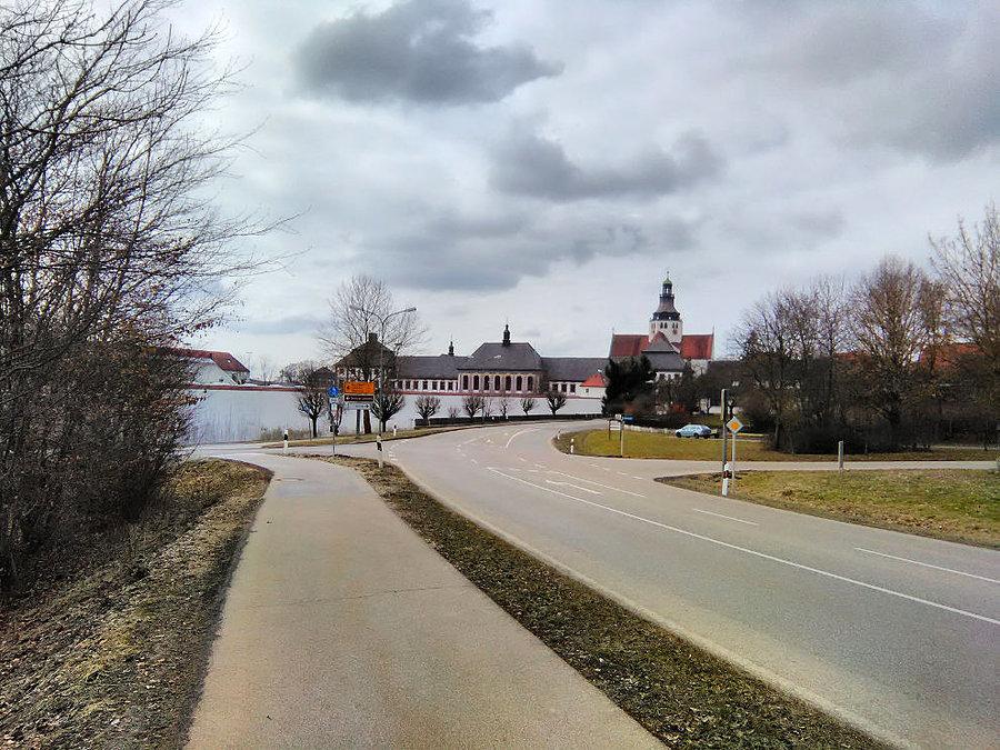 Widok na opactwo w kaisheim