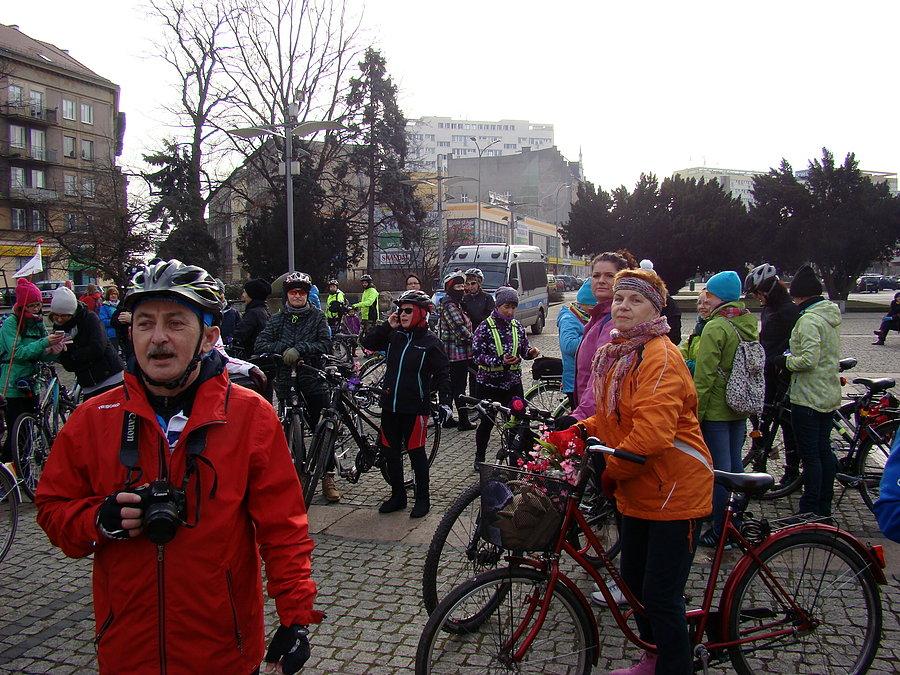 Rowerowy Dzień Kobiet 2015 Szczecin .Wojtek- nasz fotograf i filmowiec